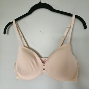 VTG Victoria's Secret Angels IPEX Lace  Womens Bra 38B Peach Discontinued Y2K